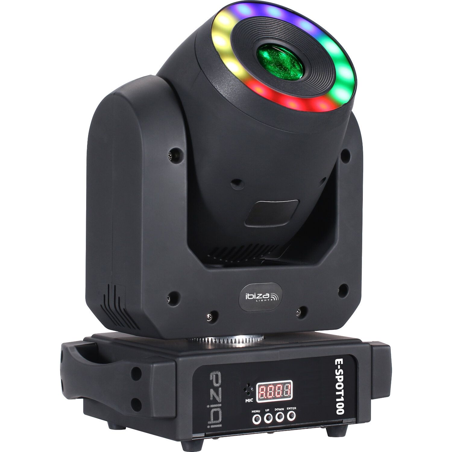 Ibiza Light E-SPOT100 - 100W DMX Spot Light with RGB Ring