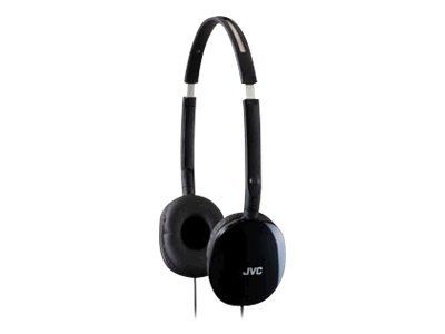 JVC HA-S160 Flat Headphones - Black
