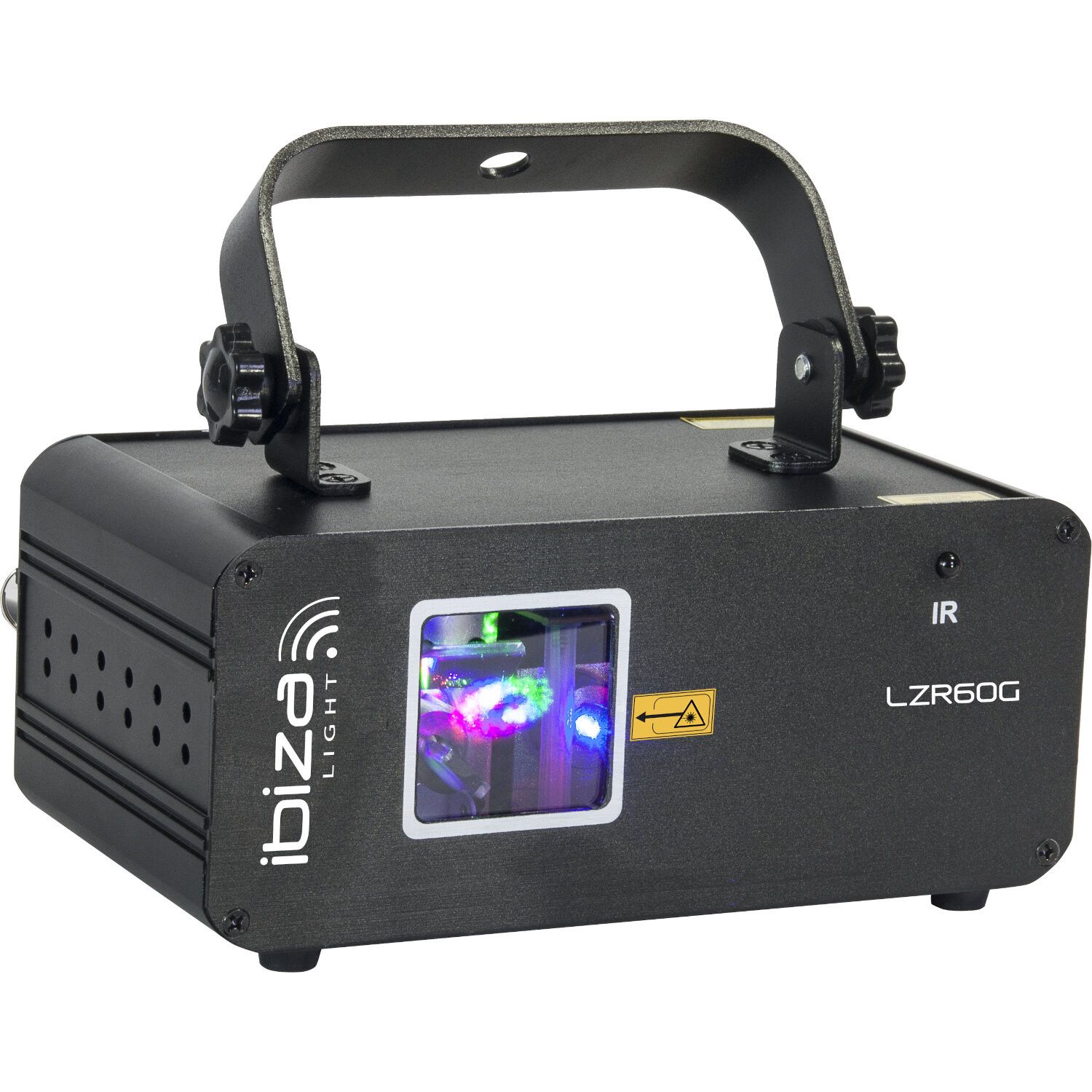 Ibiza Light 60mW Green Laser DMX Remote Control
