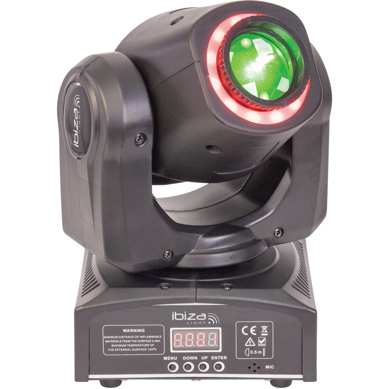 Ibiza Light 2-in-1 LED Spot and Animation with DMX Control