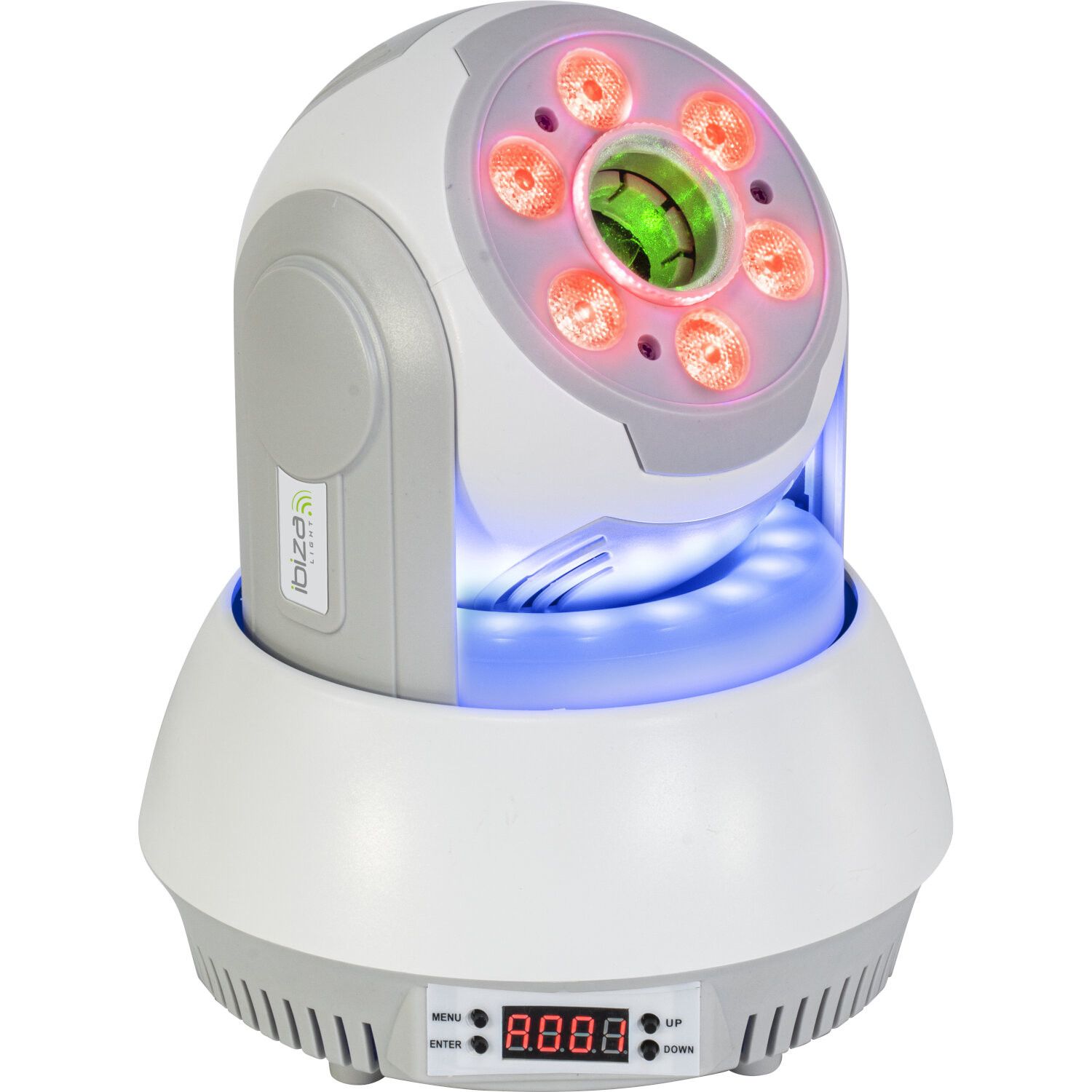Ibiza Light Star-Laser-WH - Laser Lyre with LED Wash and Ring Light