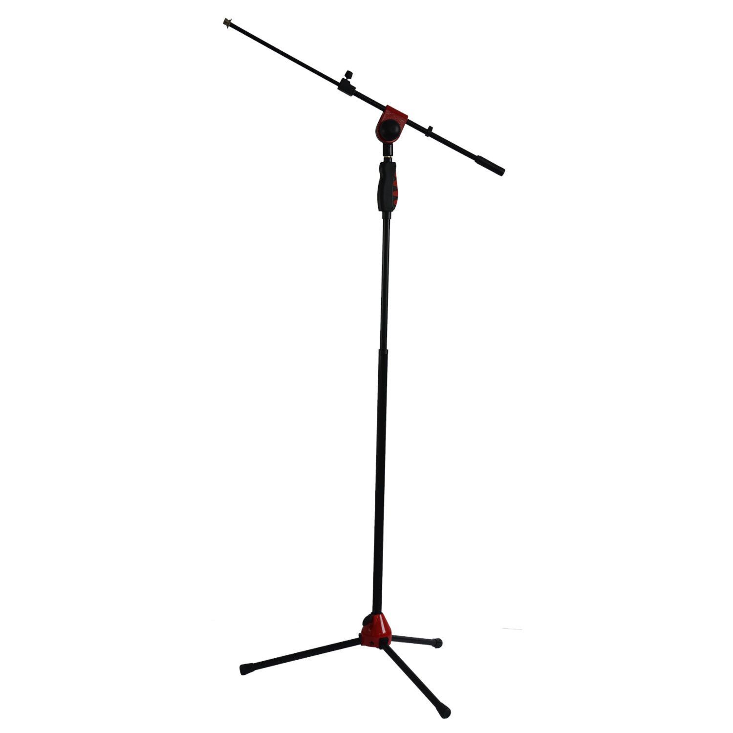 IBIZA SOUND Regizable Microphone Stand Red