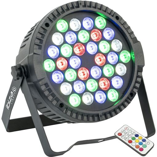 Ibiza THINPAR-36x1-RGBW - Projecteur PAR Extra-plat 36 LED RGBW 1