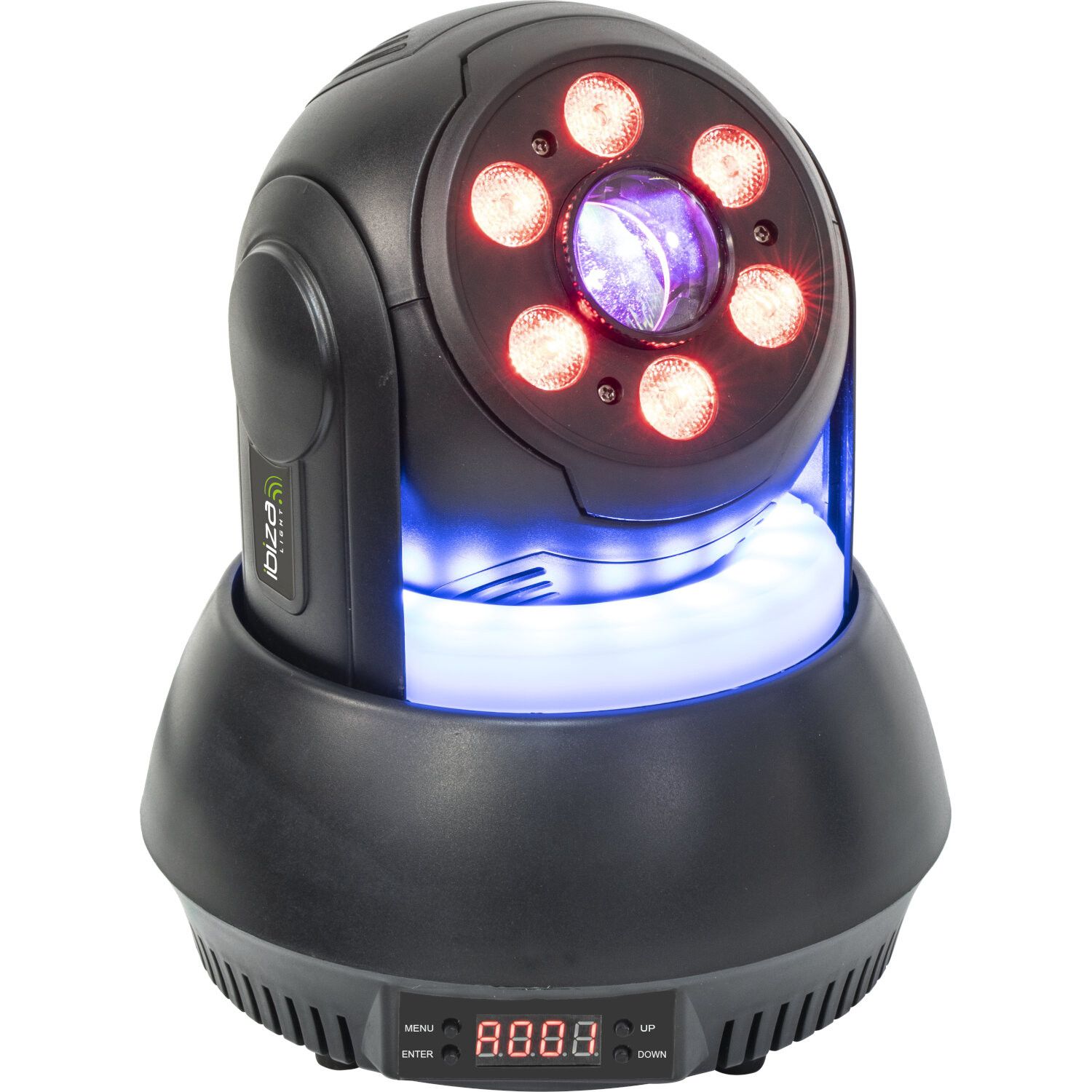 Ibiza Light Star-Wash 30W Lyre with Gobos and Ring Light