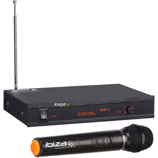 Ibiza Sound VHF1B - 1-Channel VHF Wireless Microphone System