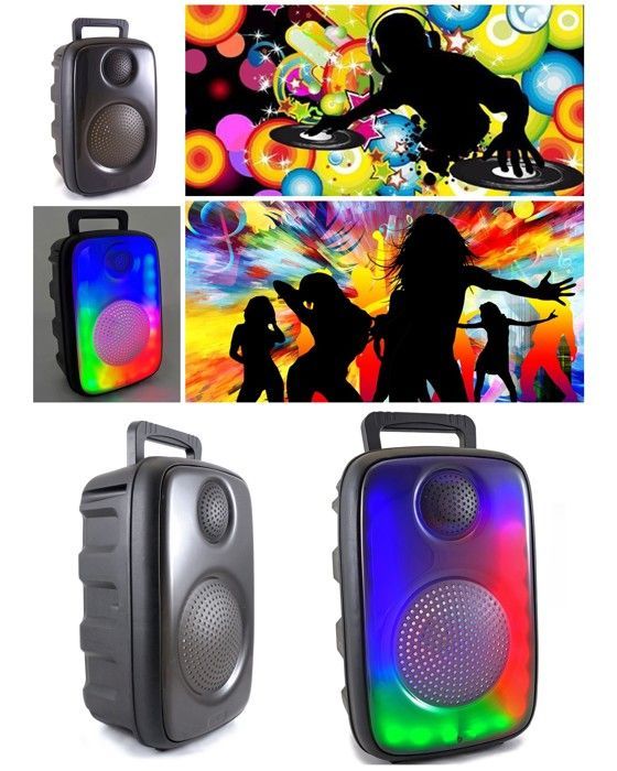 Inovalley Portable Karaoke Speakers - FIRE02 - 150W - Bluetooth 5.1 - RGB LED - TWS