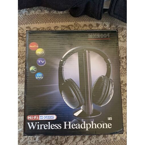Casque sans fil avec micro et récepteur