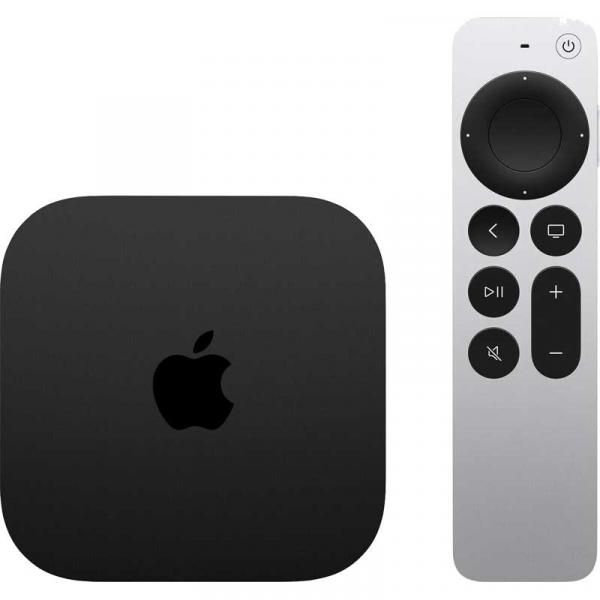 Apple TV 4K, 64GB, WiFi - Black/Silver