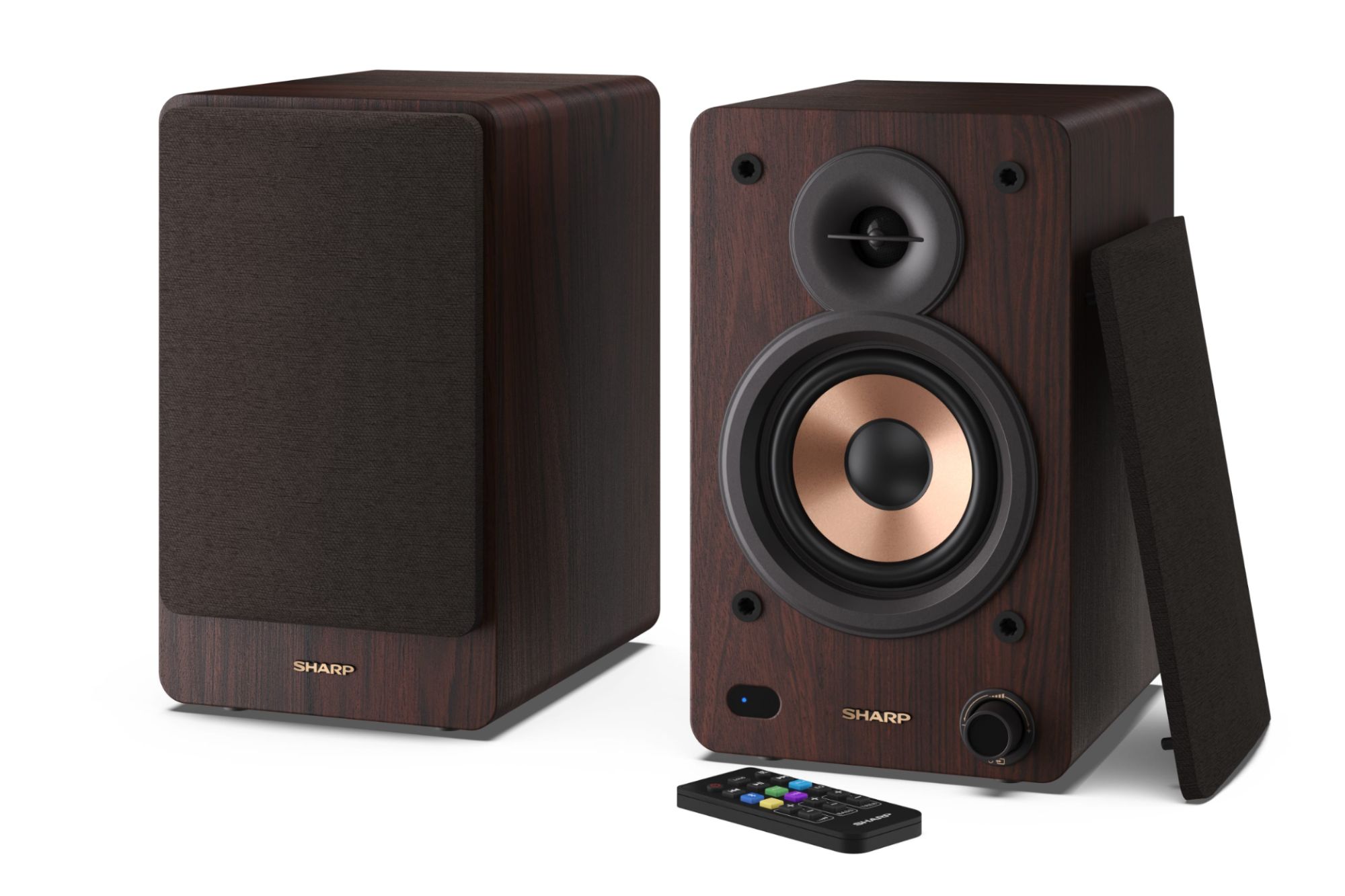 Sharp Shelved Speakers CP-SS30(BR) Brown