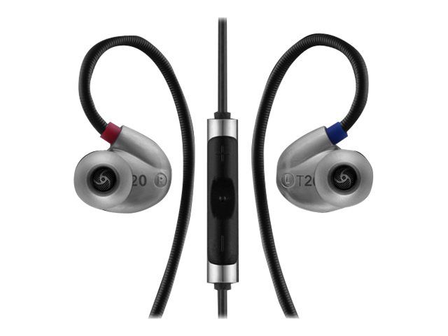 RHA T20i Earphone with Microphone - 3.5mm Jack - Acoustic Isolation - Black