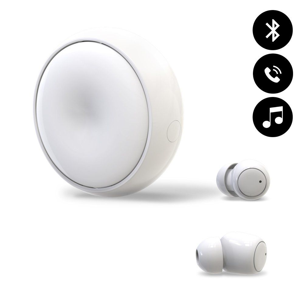 Auriculares Bluetooth intraurales Blancos de Coquediscount