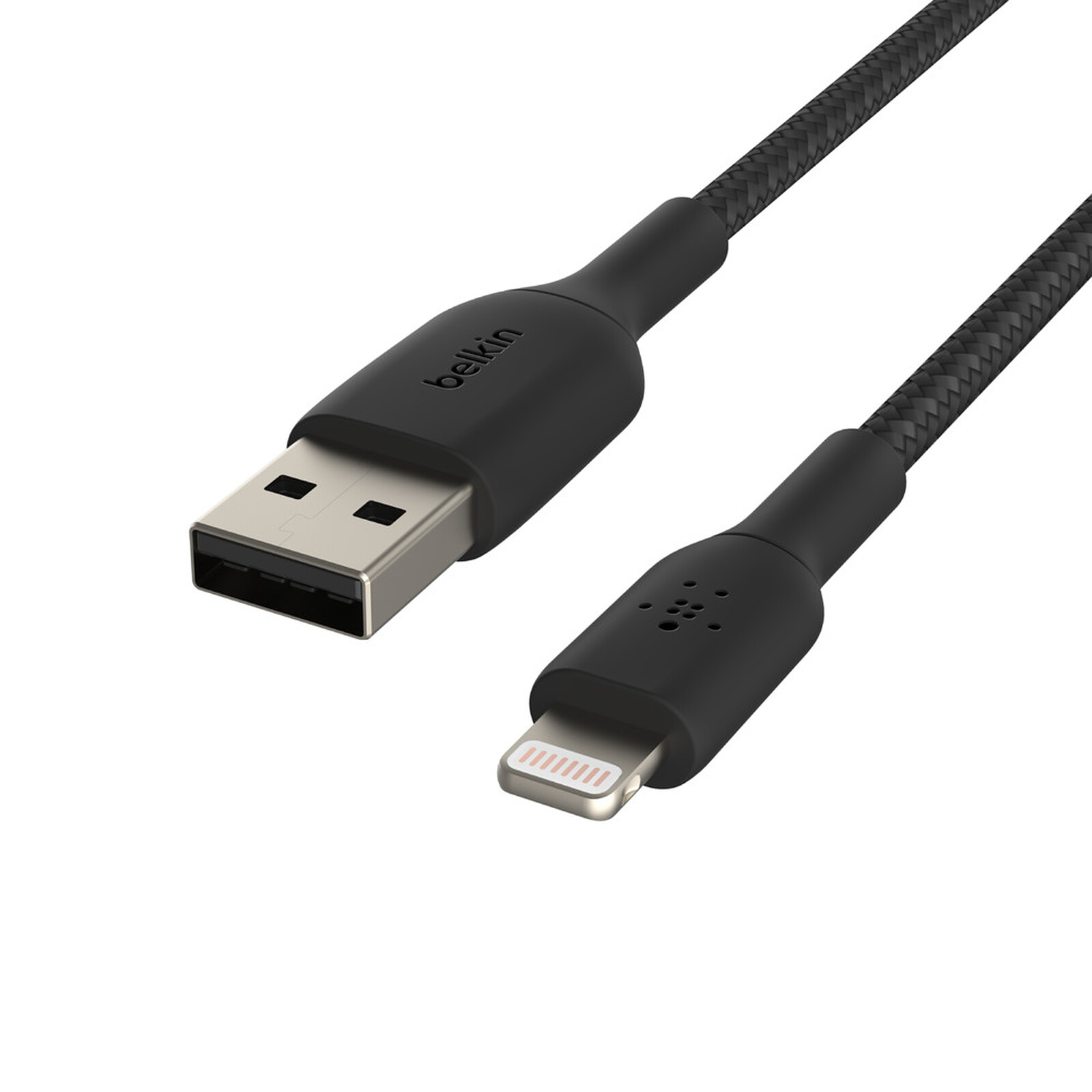Belkin USB-A to Lightning MFI cable (black) - 2m