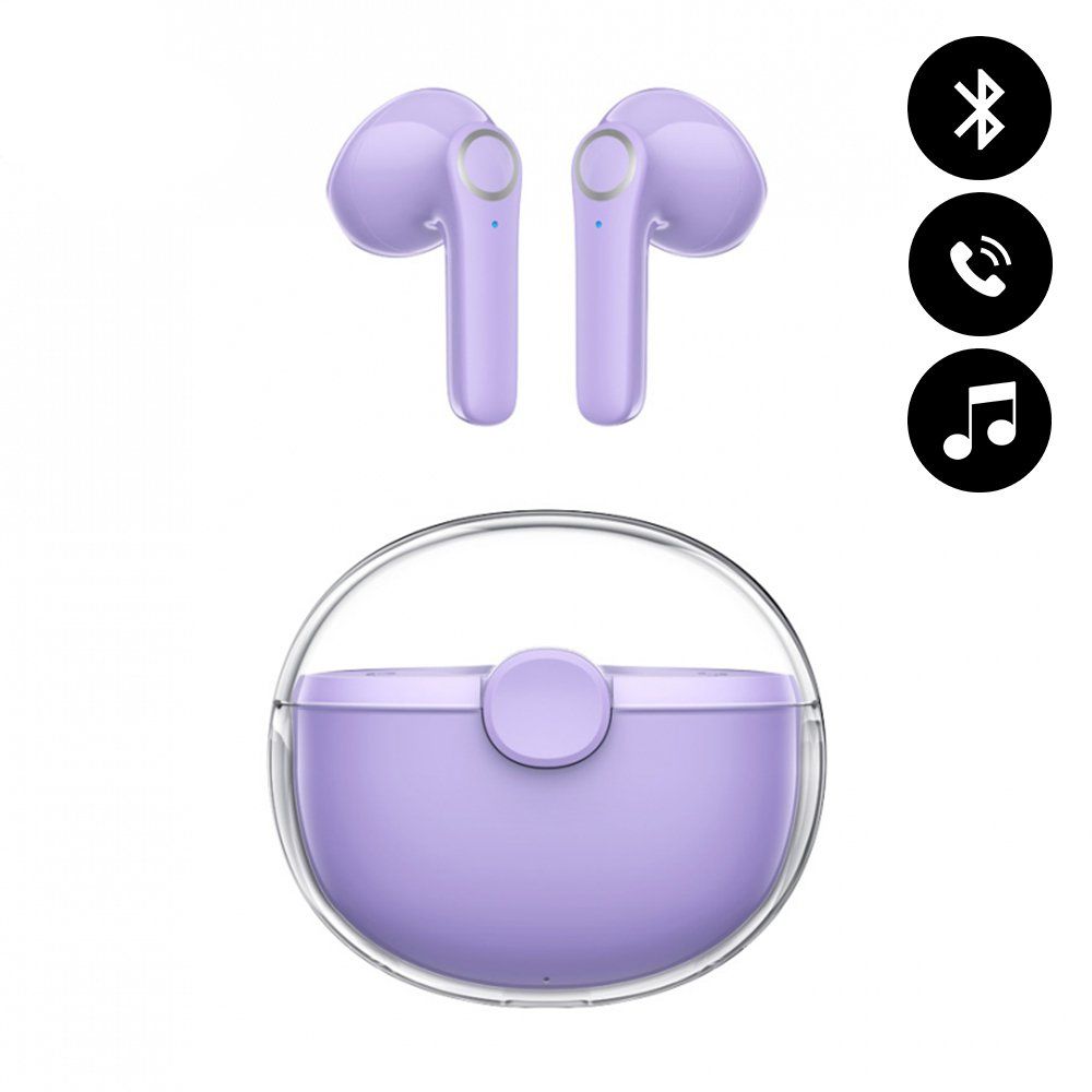 Auriculares Bluetooth Coquediscount - Violeta
