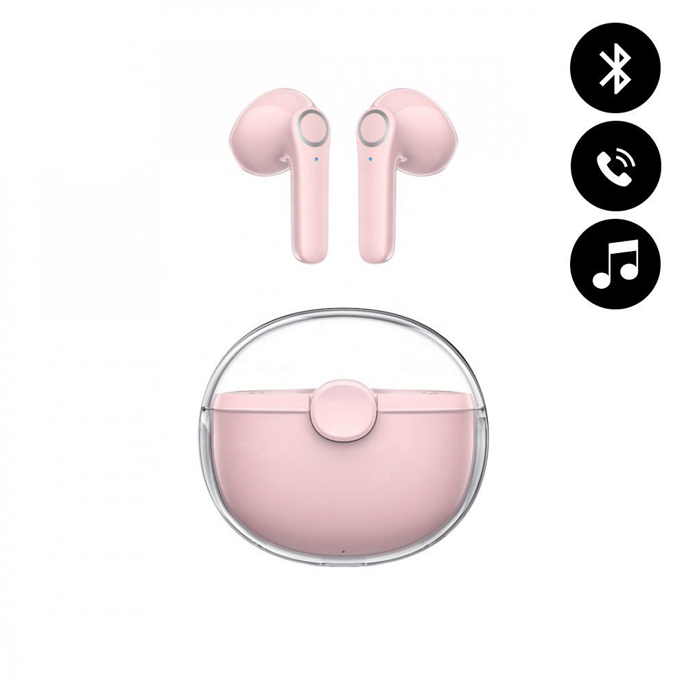 Auriculares Bluetooth Coquediscount Rosa