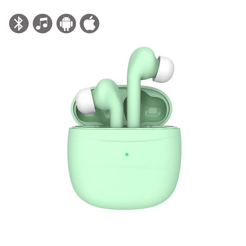Evetane Wireless Bluetooth In-Ear Headphones (Aqua Green)