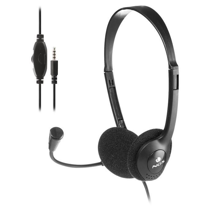 NGS MS103MAX Wired Headphones with Microphone