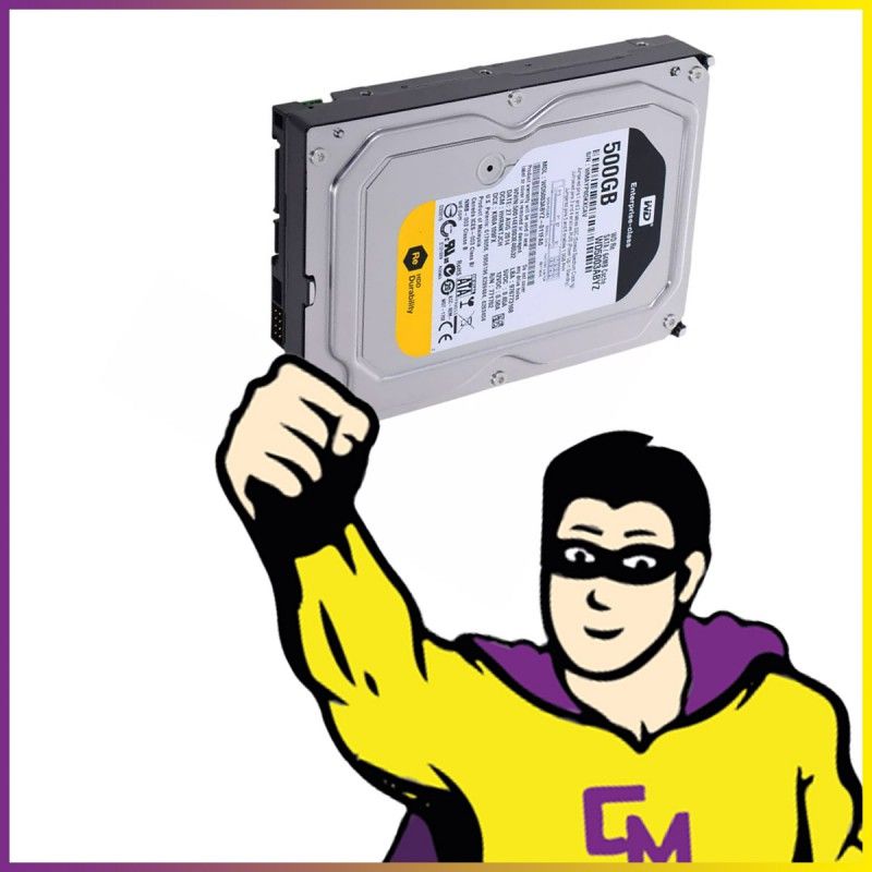 Western Digital 500GB Internal Hard Drive 3.5', SATA, 7200RPM, 64MB Cache