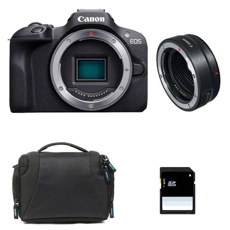 Canon EOS R100 Garantie 3 ans + Sac + Carte SD 8 Go + Bague EF-EOS R