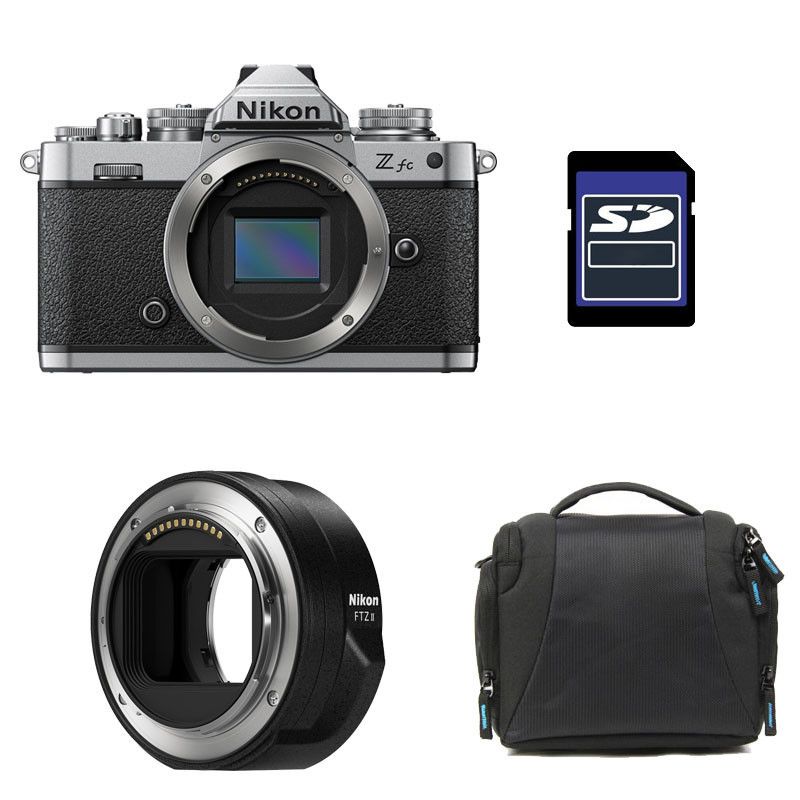 Nikon Z fc Nu + 3-Year Warranty + Bag + 8GB SD Card + FTZ II Adapter