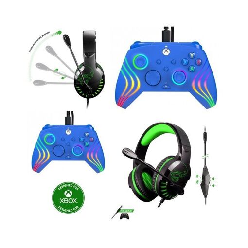 Casque de jeu - ESPRIT DE JOUEUR PRO H3 - Filaire - Haut-parleurs de 50 mm - Compatible Xbox/PC