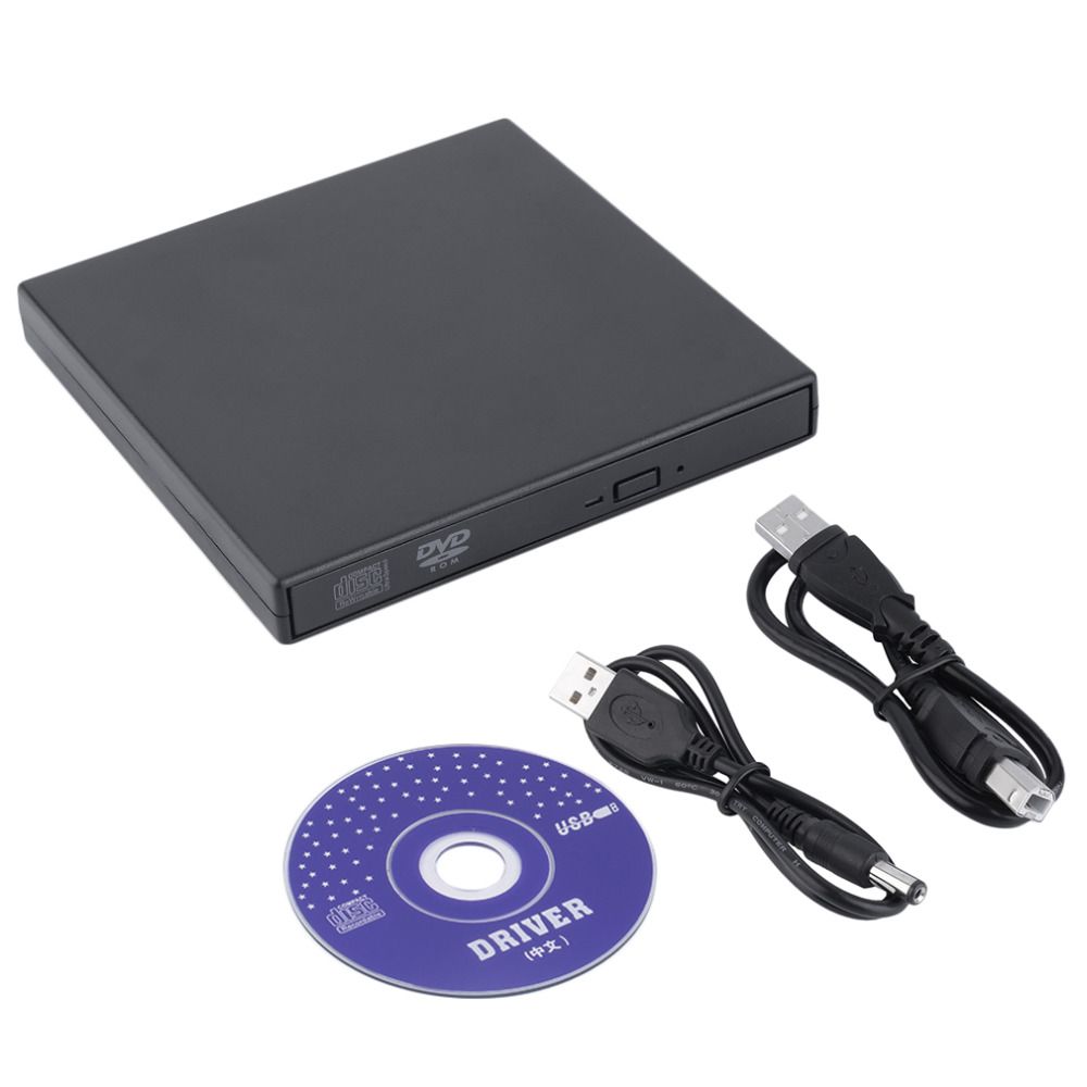 Buycool USB 2.0 External DVD Combo Drive CD-RW Burner Reader CD + RW DVD ROM Black Sale