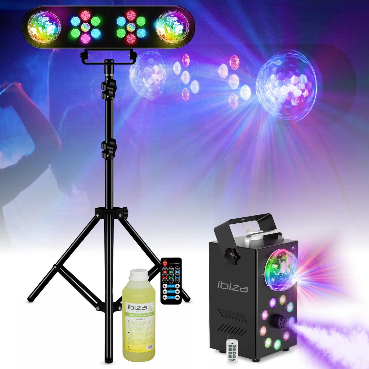 Ibiza Light MOOVING LIGHT LED Bar Projectors Kit