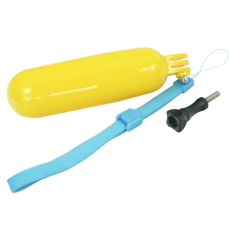 Guiwoo Float Stabilized Hand Grip + Lanyard for GoPro Camera (Yellow)