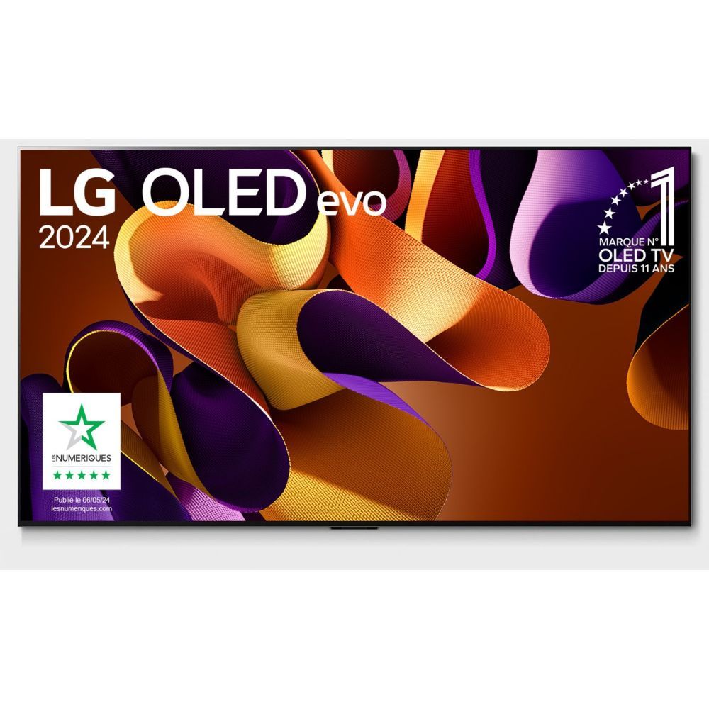 LG OLED77G4 77-inch 4K UHD Smart TV 2024 - Black and Silver