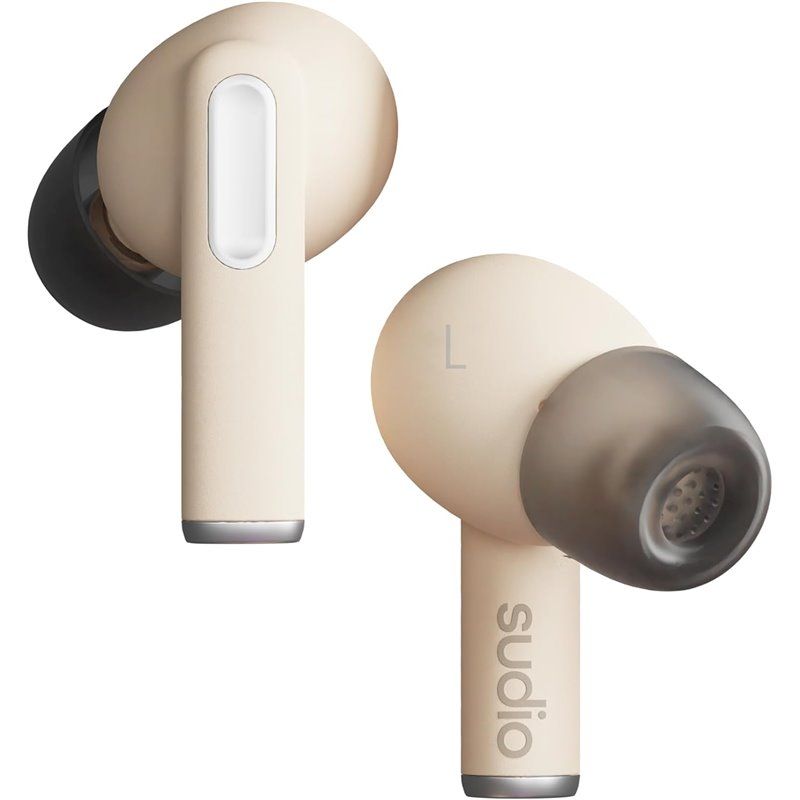 Sudio A1 Pro Wireless Bluetooth Earbuds with Noise Cancelling (Sand)
