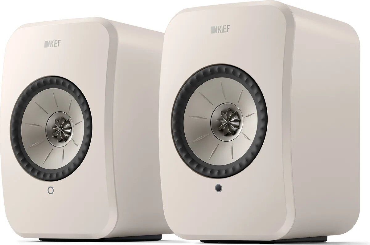 KEF LSX 2 LT Wireless Hi-Fi Speakers - Pair (White Sand)
