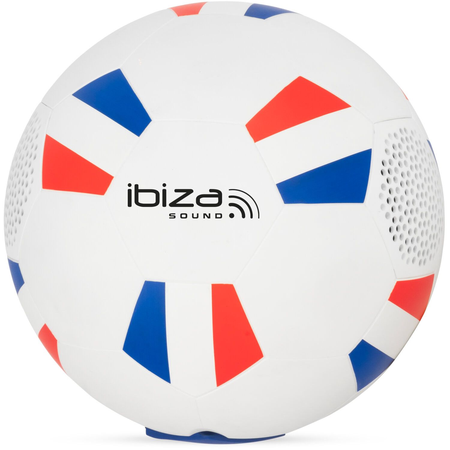 Ibiza Sound Bluetooth Speaker - 30W Football Themed Portable Speaker with Battery and Micro-SD