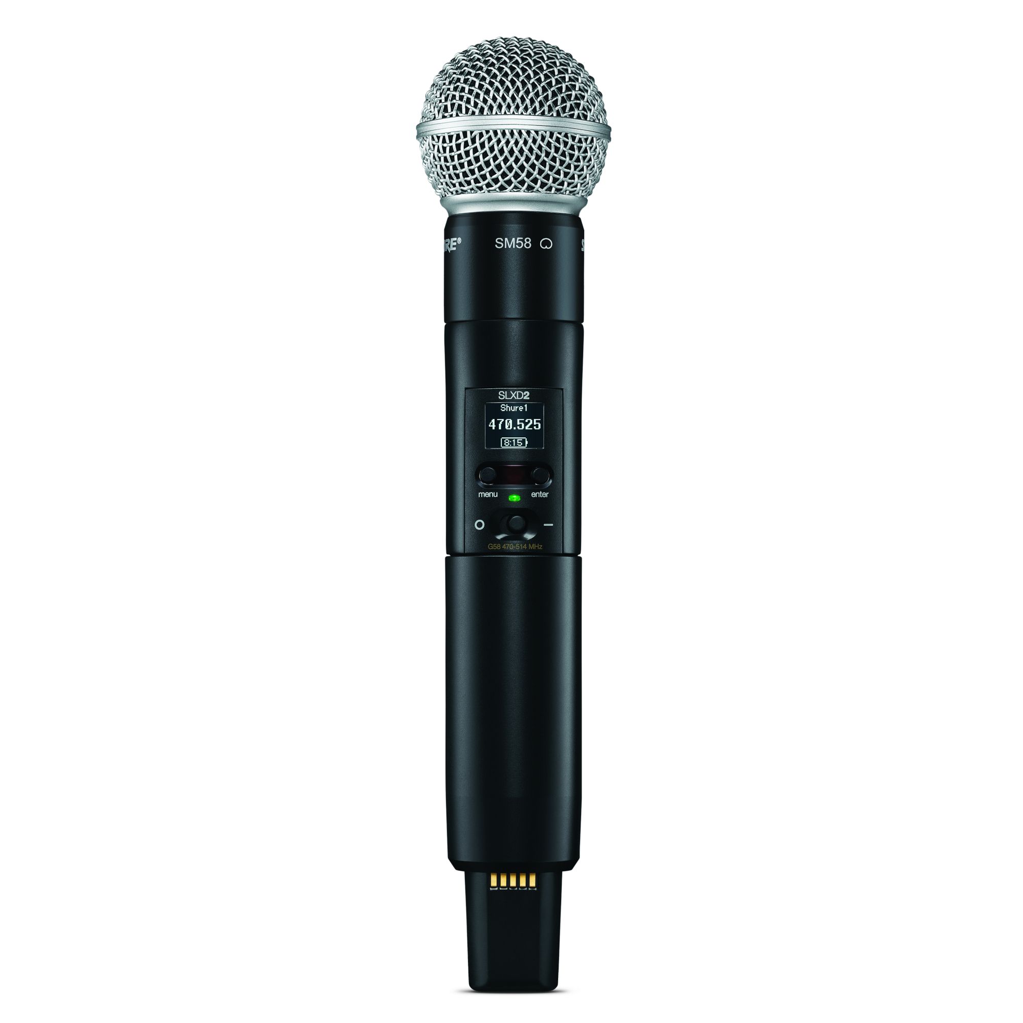 Shure SLXD2 Wireless Microphone with SM58 Capsule (470-514 MHz)