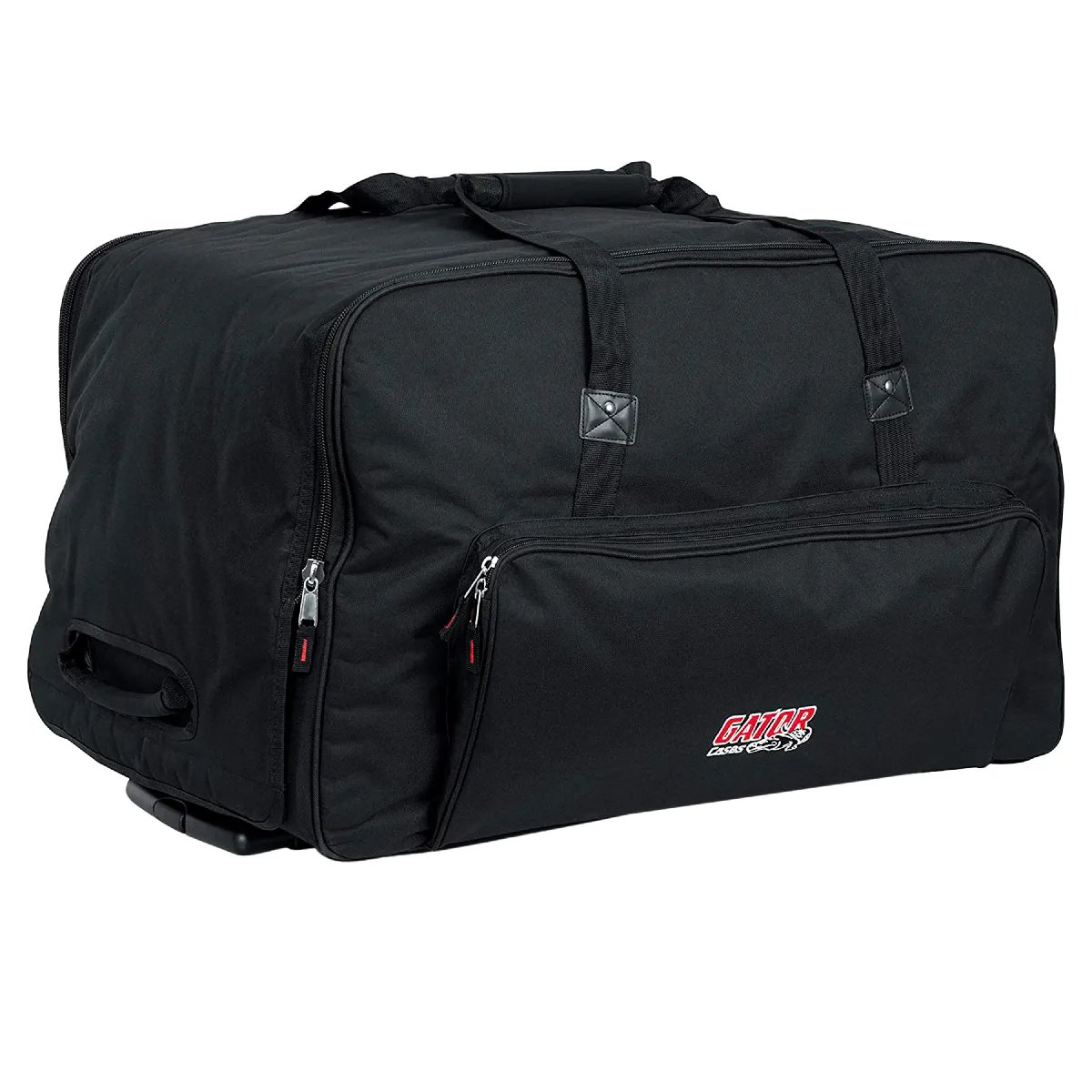 Étui de transport Gator GPA-715 - Noir - Pour enceinte 15" - Nylon résistant - Roulettes - Protection rembourrée - Accès aux poignées