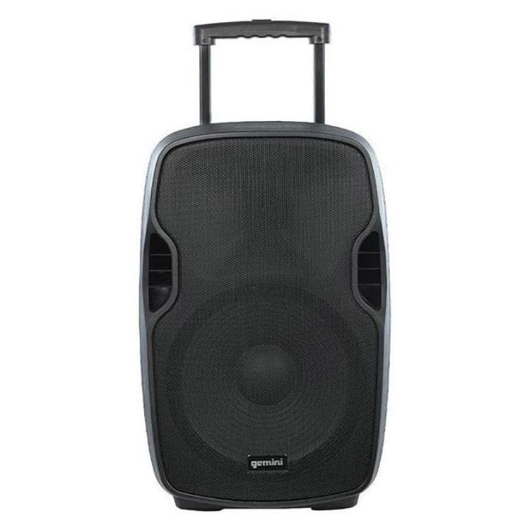 Gemini AS-15TOGO - Altavoz inalámbrico 1000 vatios RMS - Bluetooth - Tuner FM - USB/Tarjeta SD - con 1 micrófono cableado