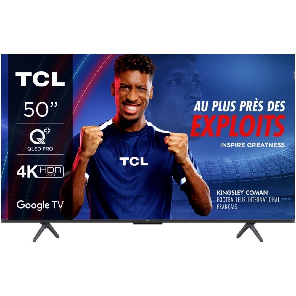 TCL C69 50-Inch 4K Ultra HD Smart TV with Wi-Fi, Titan