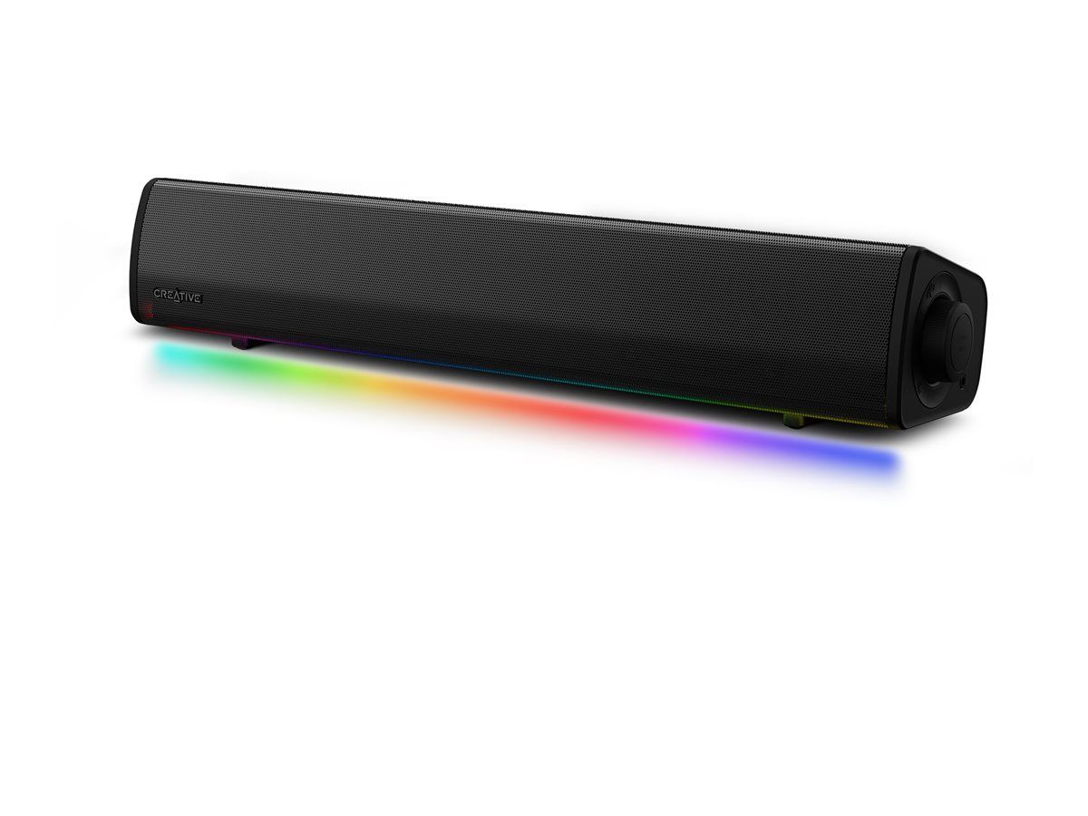 Creative Sound Blaster GS3 - Wireless Soundbar - PC - Bluetooth - USB - 12W (Total) - Black