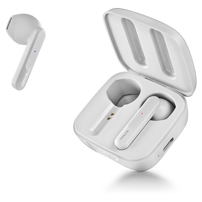 NGS Artica Move - Auriculares inalámbricos con micrófono - blanco