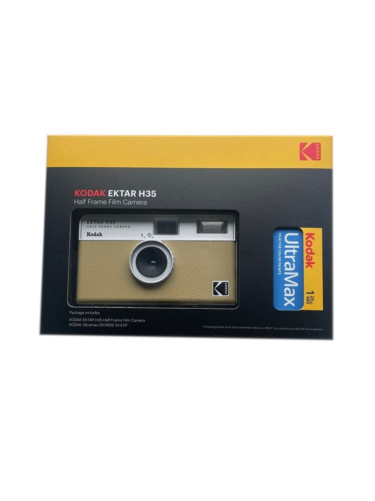 Kodak Ektar H35 Sable Reusable Analog Camera + Kodak Ultramax 24-Pose Film