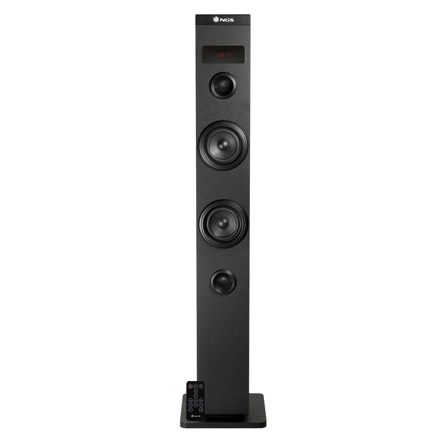BMI NGS SKYCHARM 50W Bluetooth Speaker with Remote Control, Optical Input, USB, FM Radio and AUX In (Black)