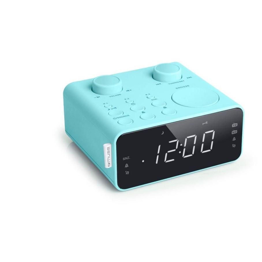Radio despertador doble Muse M-17-CB