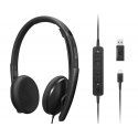 Lenovo Headset with USB-C Connection, Black