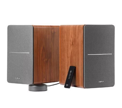 Haut-parleurs Edifier R1280T 2.0 avec WiiM Mini (marron)
