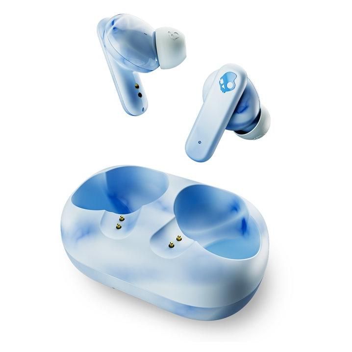 Skullcandy EcoBuds Wireless Earbuds with Mic - Bluetooth - Noise Isolation - Glacier Gray
