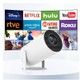 FOLAYA Mini Bluetooth Portable Projector, 12000L Smart 4K Full HD Projector with Wi-Fi 6 and BT 5.0