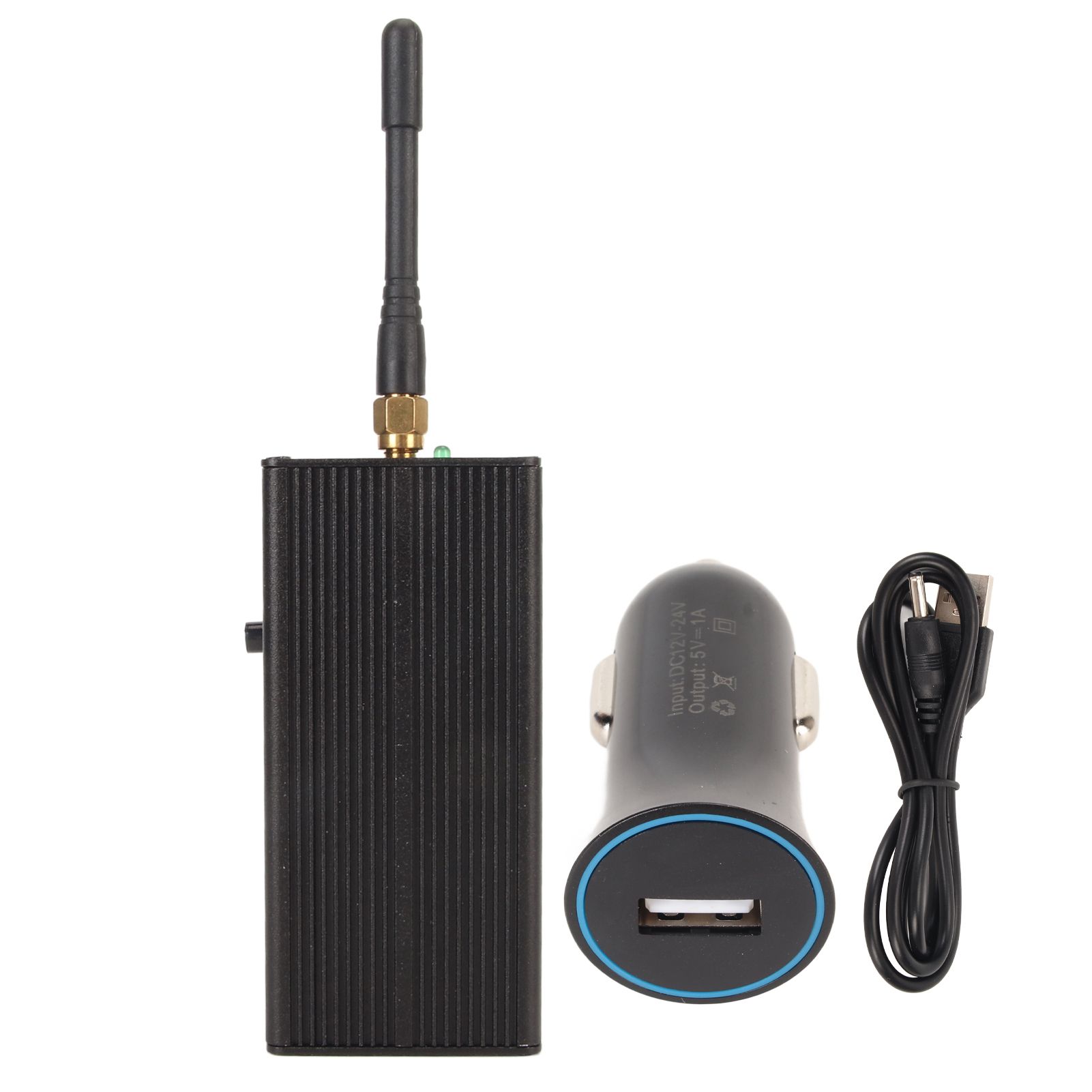 GPS Signal Blocker 1-Channel Full Band 1500mAh Intelligent Signal Protection Device, Portable AC 110-250V Black