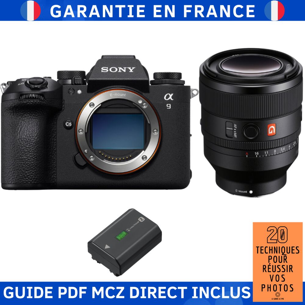 Sony A9 III + FE 50mm f/1.2 GM Lens + 1 Sony NP-FZ100 Battery + '20 Techniques for Successful Photos' Ebook - Sony Hybrid Camera