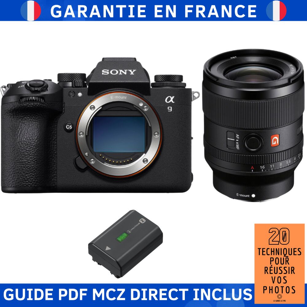 Sony A9 III + FE 35mm f/1.4 GM + 1 Sony NP-FZ100 + Ebook '20 Techniques for Successful Photos' - Hybrid Camera Sony