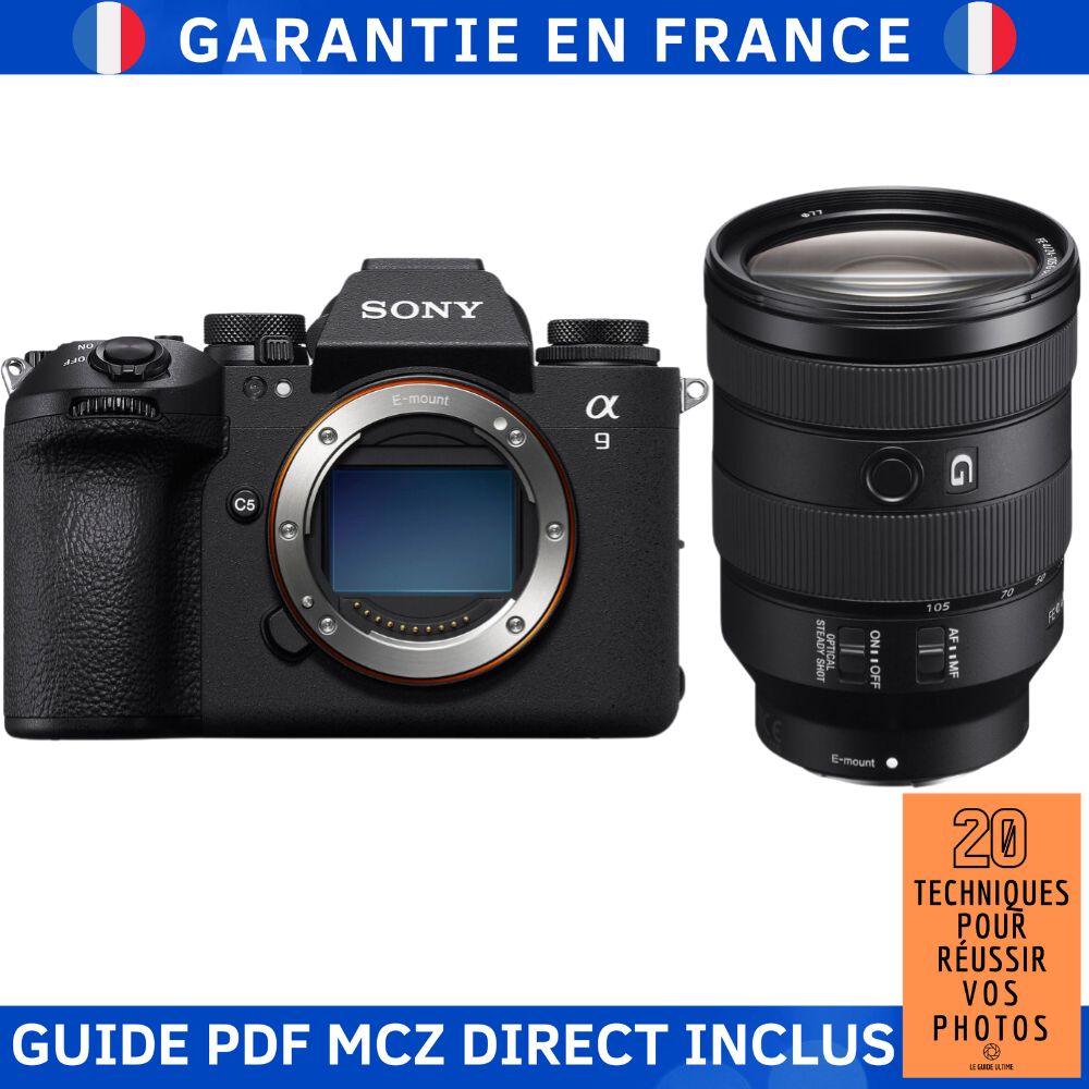 Sony A9 III + FE 24-105mm f/4 G OSS Lens + '20 Techniques for Successful Photos' Ebook - Sony Hybrid Camera