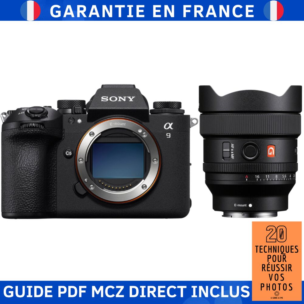 Sony A9 III + FE 14mm f/1.8 GM Lens + '20 Techniques for Success in Photography' Ebook - Sony Hybrid Camera