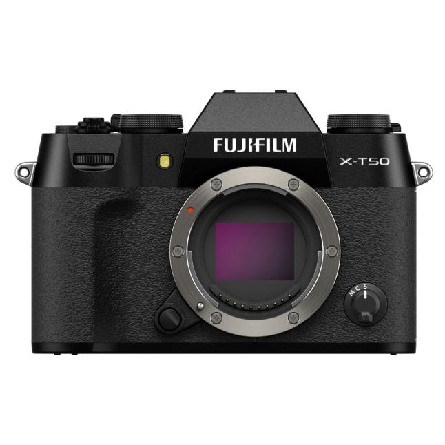 Fujifilm X-T50 - Digital Camera - Mirrorless - 40.2MP - APS-C - 6.2K/29.97fps - Wi-Fi, Bluetooth - Black